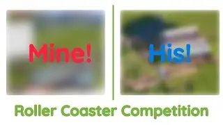 A Crazy Roller Coaster Building Competition! Me vs. My Brother