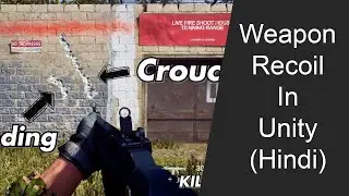 How to add Weapon recoil in unity (Hindi) | Unity FPS Tutorial series