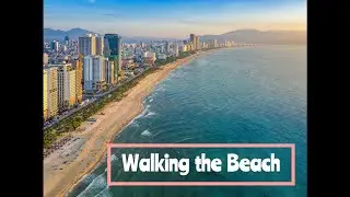 Walking the beach in #Danang #Vietnam