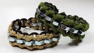 Paracord Tutorial: "Cloven Hex Nut" Parachute Cord Bracelet Design
