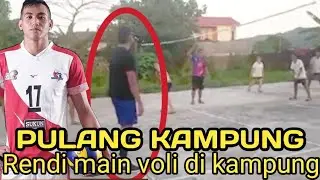 Rendi pulang kampung main voli sama cewek2 ( tetangga )