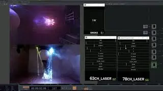 Enttec USB PRO  TouchDesigner　laser　control