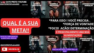 Fitness -   QUAL A SUA META!