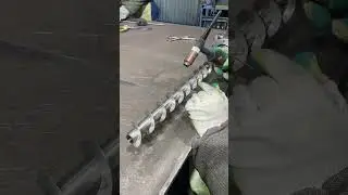 Сварка аргоном шнека для фасовщика в клапанные мешки
