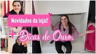 Voltei!!! NOVIDADES PRA LOJA, Dicas de milhões para loja, roupa com base nunca mais!!! #dicadeloja