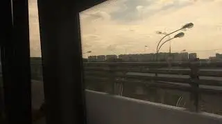 Езда на рейсовом автобусе задом. Москва.