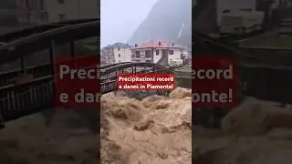 Gli effetti del cambiamento climatico colpiscono il Piemonte ⛈️🌡️⚠️