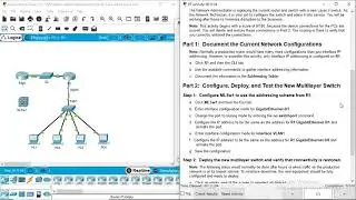 Packet Tracer - Configure Layer 3 Switches PJK3