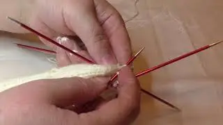 Варежки для новорожденного ребенка.М.К.