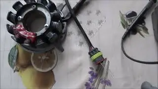 Рабочий статор дукати нового образца  снегохода тайга.