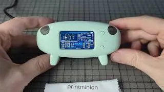 Demo: Blob enclosure w. legs/eyes (BlobDLi01) for T-Display-S3 [H569] display by LILYGO (ESP32-S3)