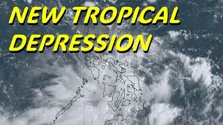 New Tropical Depression forms over the Philippines