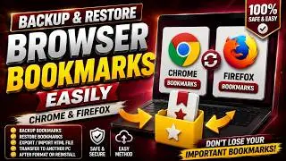 How To Save And Restore Bookmarks.