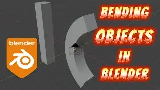 Blender Tutorial  Bend objects in Blender Simple Deform blender tutorial 1