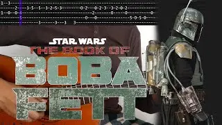 The book of Boba Fett Guitar TAB - #376 El libro de boba fett intro