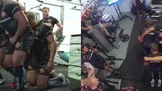 Exeter scrum training