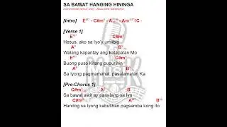SA BAWAT HANGING HININGA | Instrumental (minus one) | key of E | lyrics and chords |