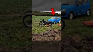 Переехал мотоцикл байкеру😱😱😱