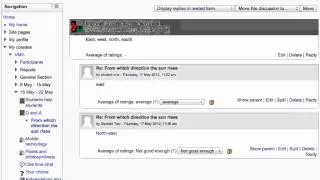 Moodle - Using scale