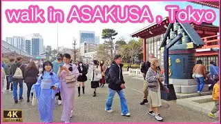 walk in Asakusa 4K