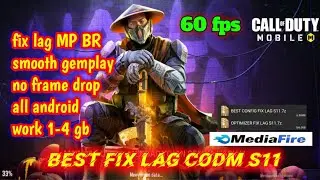 BEST CONFIG FIX LAG CODM S11