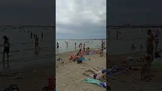 Анапа. Центральный пляж. Чёрное море. Лето. Краснодарский край. Отдых 16 августа 2024 г.