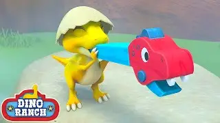 ¡El silbato de dinosaurio! | Dino Ranch Español