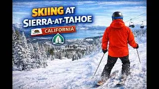 A Day at Sierra-at-Tahoe Resort | California | Drone (April 2023)
