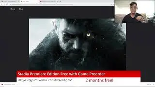 Stadia Premiere Free with Pre-Order of Resident Evil Village | March 2021