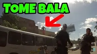 POLICIA ATIROU NESSE CARA FLAGRAMOS 🔞 - bala de borracha