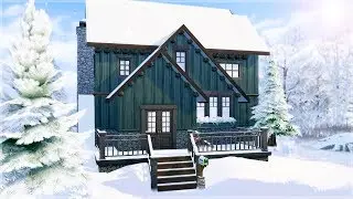 🏠❄️COZY CABIN: SEASONS & BASE GAME ONLY // The Sims 4: Speed Build