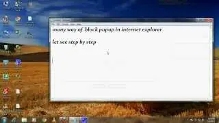 Disable Pop-Up Blocker in Internet Explorer and Firefox(2014)