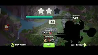 Fastest way to 3 star in raid weekend in 2 shot with hog raiders, graveyard spell and battle ram