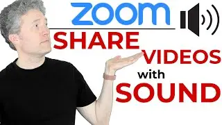How to SHARE a VIDEO WITH SOUND on ZOOM (So it Doesn't Sound Muffled)