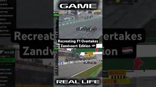 Recreating F1 Overtakes | Zandvoort Edition #shorts #f1 #f1shorts