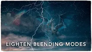 Effortlessly Blend Light into Dark Using Lighten Blending Modes
