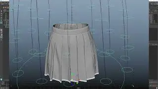 Advanced 3D Skirt Rig | IK ↔ FK | Maya | Python 