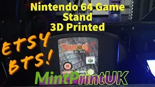 3D Printed Nintendo 64 Game Stand - Nintendo 64 Accessory by MintPrintUK  | Etsy Behind the Scenes