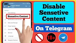 How to disable sensitive content on telegram [2023] || How To Disable Filtering on Telegram