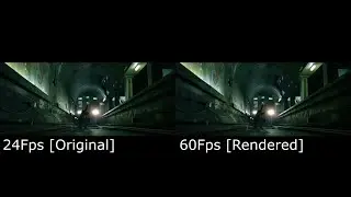 The Matrix - Subway Fight [24fps vs 60fps] comparison