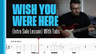 Wish You Were Here - Intro Solo Lesson - With Tabs