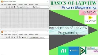 Introduction Of LabVIEW Programming. || Basics of LabVIEW || Part1 || Technology Of Automation||