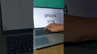 how to insert spoon 🥄 symbol shortcut key in word 