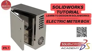 SOLIDWORKS TUTORIAL FOR BEGINNERS #N1 ELECTRICAL METER BOX|LEARN CAD DESIGN WITH SOLIDWORKS 2022 🏆