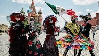 Day of the dead in Moscow