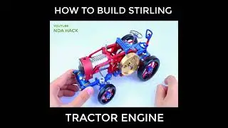Stirling Tractor Enigne Run Test 