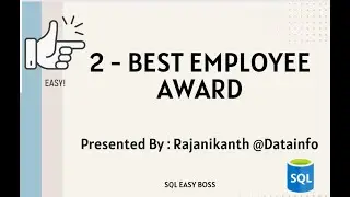 2."SQL Tutorial: Find Top Employee of the Month!"  #sql #sqltutorial