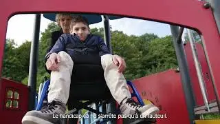 Parole de parent I Aire de jeux inclusive I Caen, parc de la colline aux oiseaux