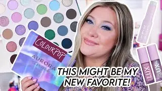 COLOURPOP AURORA STRUCK COLLECTION & MEGA PALETTE REVIEW + 2 LOOKS!