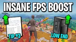 5 Quick Tips To BOOST FPS In Fortnite! (Low-End PC ✔️)